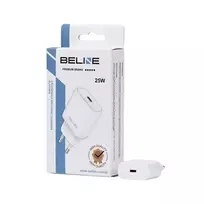 Beline įkroviklis 1x USB-C 25W baltos spalvos (tik galvutė) PD 3.0 BLNCW25 GaN