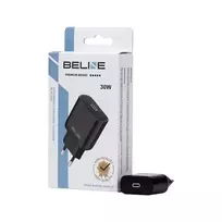 Beline Laidinis įkroviklis 1x USB-C 30W juodos spalvos (only head) PD 3.0 BLNCB30 GaN