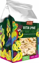 Vitapol Vitaline Bananų traškučiai papūgoms ir egzotiniams paukščiams 150g, 4 vnt.