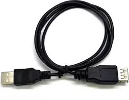 USB kabelis C-Tech USB-A - USB-A 1,8 m Juodas (BBB2A-18-B)