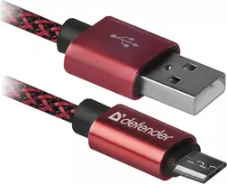 Defender USB AM-MICRO BM 1.0m 2.1A Raudona
