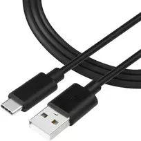 Tactical Smooth Thread kabelis USB-A/USB-C 2m juodos spalvos