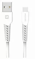„Swissten“ ekologiškas universalus greito įkrovimo USB-C duomenų ir įkrovimo laidas, 1,2 m