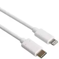 „PremiumCord USB-C“ – žaibo kabelis, 0,5 m baltas (kipod52)