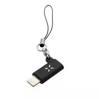 Fixed Fiksuotas USB laidas, skirtas įkrovimui ir duomenų perdavimui iš „microUSB“ į „Lightning“ jungtį, juodas