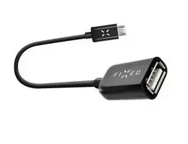 Fixed Fiksuotas OTG USB-C/USB-A, USB 2.0, 20 cm, juoda