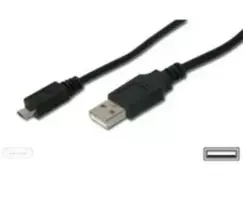 PremiumCord Cable micro USB 2.0, A-B 2m