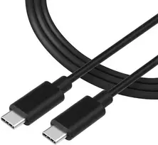 Tactical Smooth Thread Kabelis USB-C/USB-C 0.3m juodos spalvos