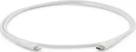 LMP USB kabelis USB-C su Lightning kabeliu, įkrovimas ir sinchronizavimas, sertifikuotas MFI, 1 m, baltas