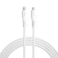 4smarts Lightning–USB-C MFI kabelis 30W 1.5m baltas