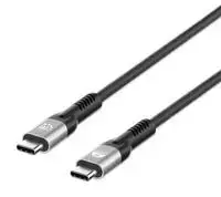 Manhattan MANHATTAN USB4 USB-C Stecker/Stecker Kabelis 240W 40G 8K 1m