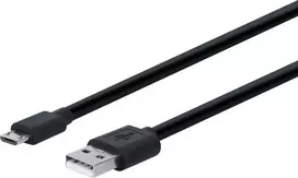 USB kabelis ProXtend USB 2.0 Micro B yra 5,5 x 2,1 Juodas 20CM