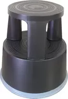 Q-Connect biuro kėdė, mobili, plastikinė, juoda (Kf00633)