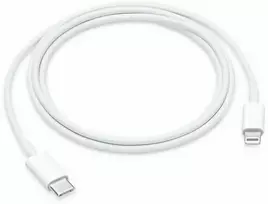iPhone kabelis Lightning/USB-C, baltos spalvos