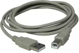 Lama Plus USB kabelis (2.0), USB A M - USB B (M), 5m, juoda, EOL
