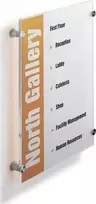 Durable Patvari INFORMACINĖ LENTELĖ 297 X 420 MM ATVARUS KRISTOLINIS ŽENKLAS