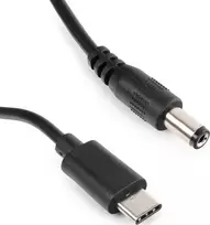 Spacetronik Kabelis adapter zasilania USB-C na DC 2.5/5.5 100cm