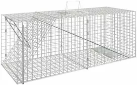Spąstai gyvūnams, 64,5x25x26,5cm, galvanizuota geležis