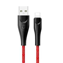 USAMS pintas U41 „Lightning“ laidas 1m 2A raudonas SJ391USB02 (US-SJ391) greito įkrovimo
