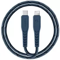 ENERGEA Nyloflex USB-C – Lightning Kabelis C94 MFI 1.5m mėlynas