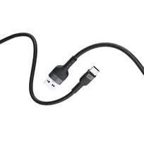 Forever lankstus laidas USB – USB-C 1,0 m 3A juodas