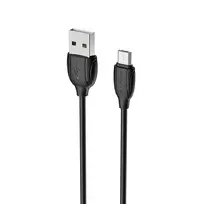 Borofone BOROPHONE USB KABELIS - BX19 2.4A MICRO USB 1M Juodas
