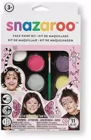 Snazaroo – veido dažų rinkinys 10 dalių ir idėjų knyga (791001)