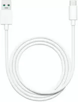 DL129 OPPO USB-C duomenų kabelis Greitas įkrovimas 65W 1m Baltas (masinis)