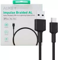 USB Kabelis - AUKEY CB-CD30 0.9m USB A į USB C Greito Įkrovimo Juodas