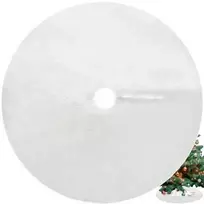 Baltas kilimėlis po eglute 90cm Ruhhy 22226