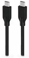 Kadłubek VBI BBC GENIUS įkrovimo laidas ACC-C2CC-3A, 100cm, USB-C į USB-C, 3A, PD60W, pintas, juodas