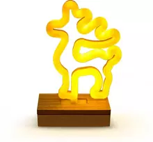 Neon Wood Stand LED elnias šiltai balta FLNW02 Forever Light