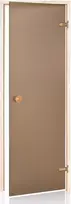 Saunos durys ANDRES SCAN 70x190cm dreb, bronz, mat stiklas
