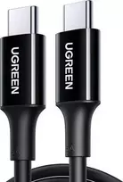 USB kabelis Ugreen USB-C - USB-C 1 m Juodas (UGR1077BLK)