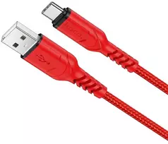 USB A į USB C laidas Hoco QC 3A 1 m X59 raudonas