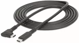 „StarTech“ STABIUS KAMPAS USB-C KABELAS / USB C IKI C KABELAS – 90 LAIPČIŲ