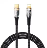 Remax Explore RC-C061, 20 W USB-C su Lightning laidu, 1.2 (juodas)