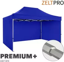Prekybinė Palapinė 3x4,5 Mėlyna Zeltpro PREMIUM+