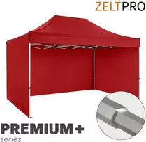 Prekybinė Palapinė 3x4,5 Raudona Zeltpro PREMIUM+