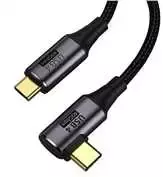 PREMIUMCORD Kabelis USB4™ Gen 3x2 40Gbps 8K@60Hz 240W Thunderbolt 3 kabelis 0,3m
