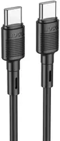 USB kabelis Hoco X83 60W Type-C to Type-C 1.0m juodas