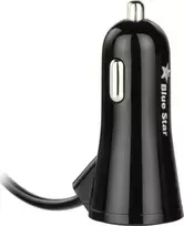 Partner Telecom Universalus automobilinis įkroviklis su USB Type - C laidu ir USB 3A Blue Star prievadu