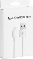 OEM kabelis USB A į C tipo 3.0 2A HD2 dėžutė 1 m baltas