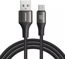 Laidas iš USB į USB-C Joyroom SA25-AC6 / 100W / 1.2m (juodas)