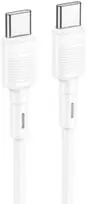 USB kabelis Hoco X83 60W Type-C iki Type-C 1.0m baltas