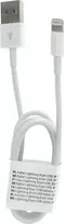 OEM USB A į Lightning C601 kabelis, 1 m, baltas
