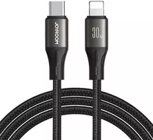 Joyroom Light-Speed USB-C laidas su Lightning SA25-CL3, 30 W, 2 m (juodas)