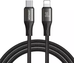 „Joyroom Light-Speed USB-C“ laidinis įkroviklis su „Lightning“ SA25-CL3, 30 W, 1,2 m (juodas)