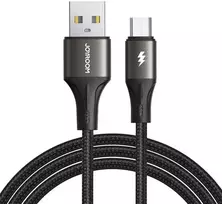 Joyroom Light-Speed USB kabelis į Micro SA25-AM3, 3A, 1.2 m (juodas)