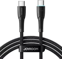 Laidas USB-C į USB-C Joyroom SA32-CC3 Starry, 60W, 1m juodas